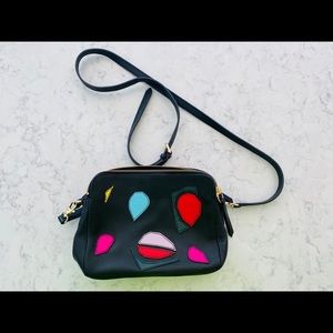 Fossil leather crossbody bag